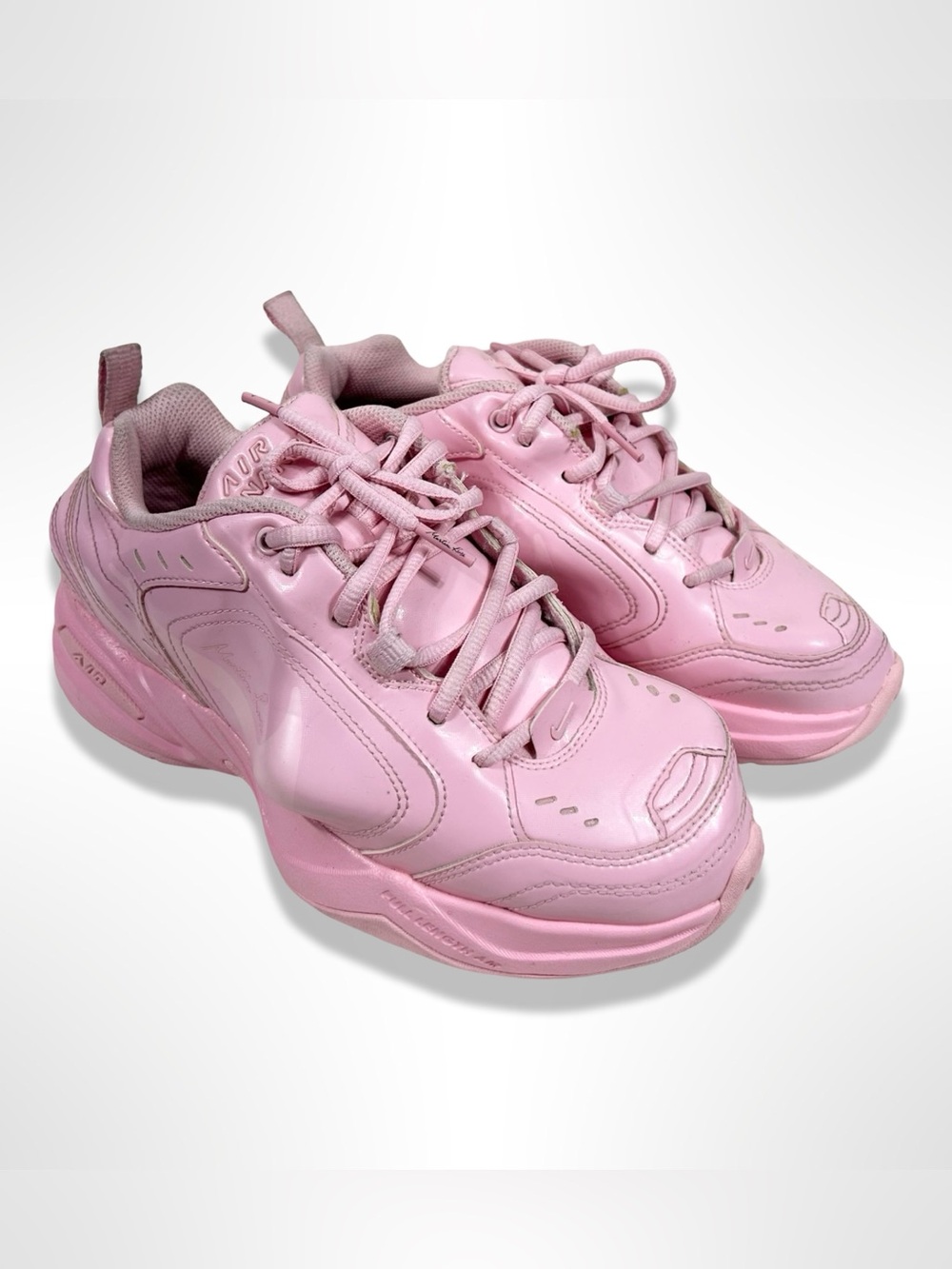 MARTINE ROSE x NIKE air monarch IV bubble gum sneakers